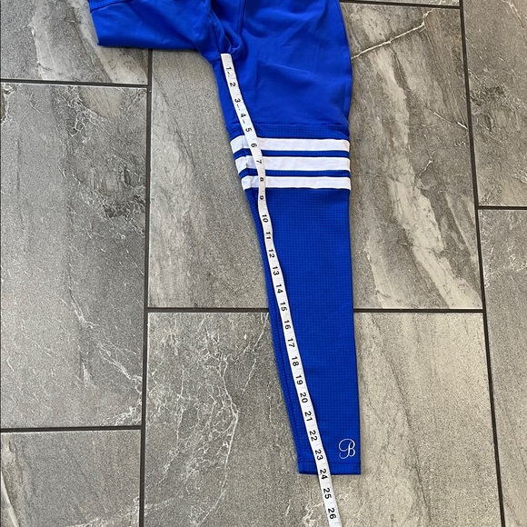 💙Bombshell Sportswear Perform Thigh High Legging size small retro blue - Picture 6 of 7